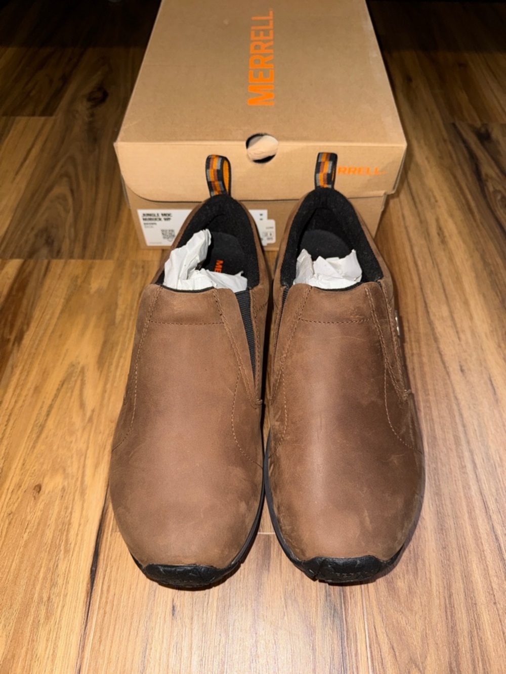 Merrell Brown Men’s Slip-On Leather Loafers